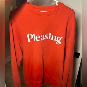 Pleasing Women's Orange Sweater